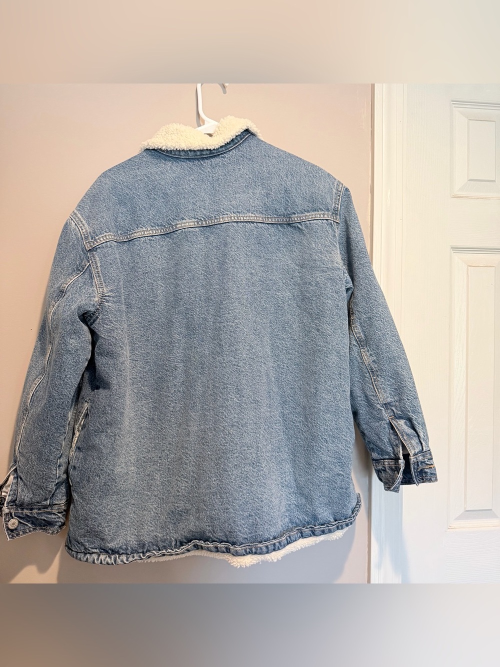 Free People Sherpa Denim Jacket - Picture 2 of 3